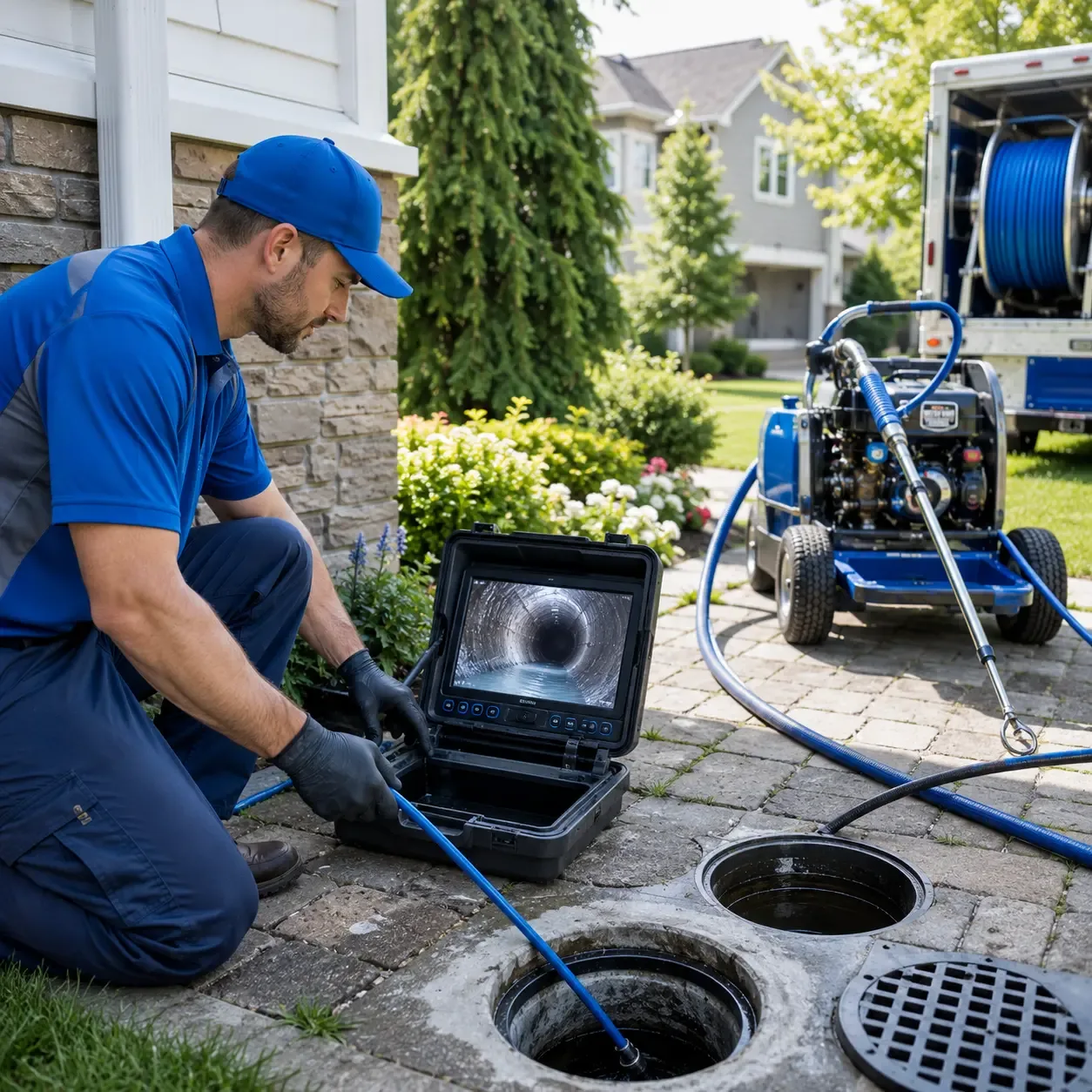 Outdoor drain cleaning professionals serving Jefferson, NC